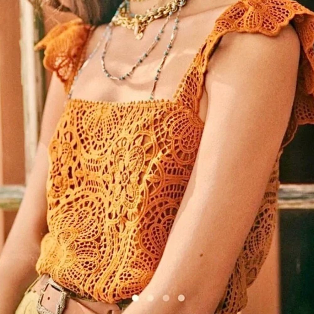 Sezane Edith Blouse in Ocre - NWT